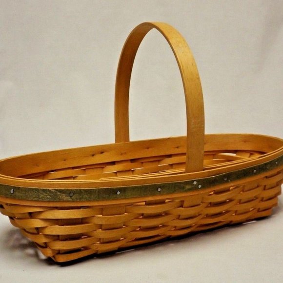 Longaberger 2001 May Series Peony Basket with Liner, Protector and Certificate - Picture 12 of 16